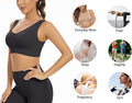 Sujetador deportiva sin costuras negro XL/XXL